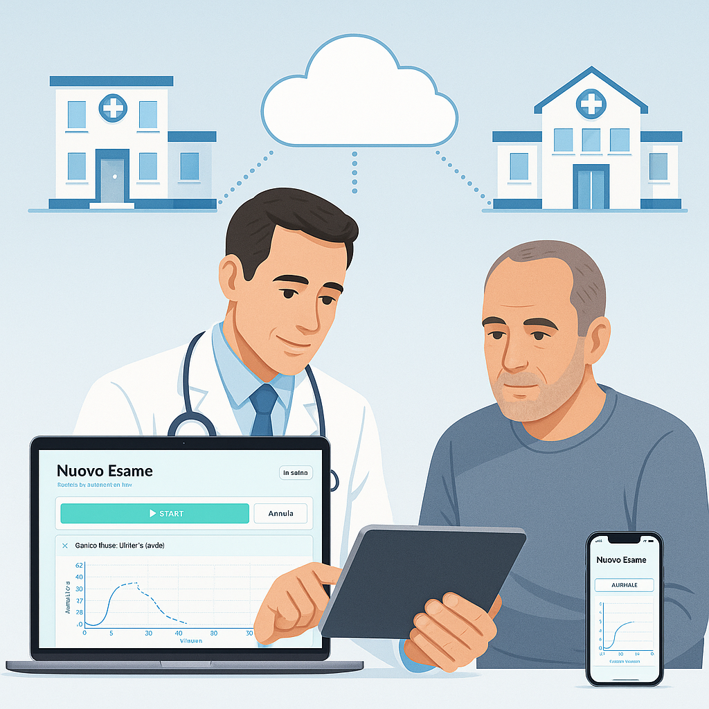 Flow Web App consultazione medico paziente